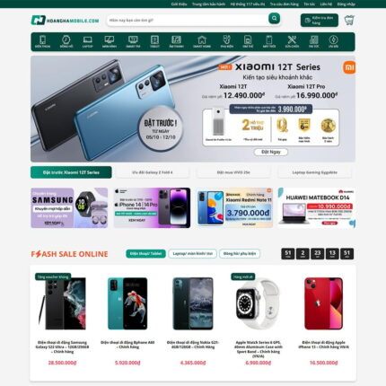 Theme WordPress Hoàng Hà Mobile 02