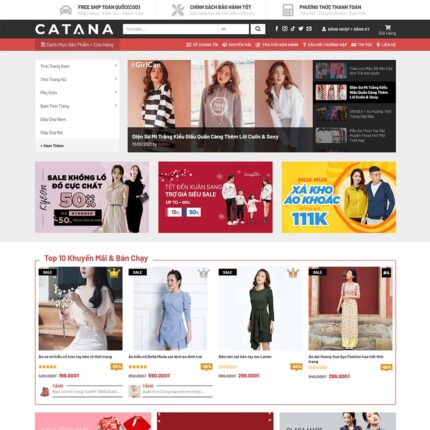 Theme WordPress thời trang 14